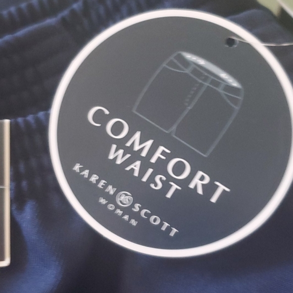 KAREN SCOTT WOMEN'S PLUS SIZE 2X BLUE NAVY… - Picture 8 of 9